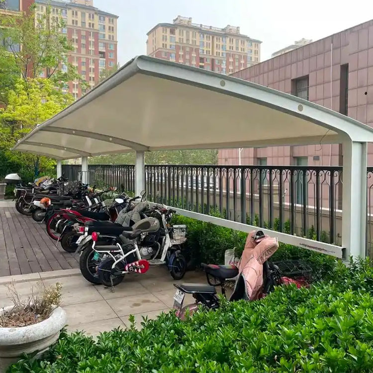 磁县膜结构电动车棚